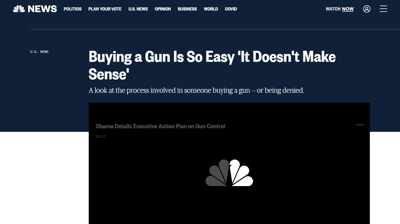 Buying a Gun Is So Easy 'It Doesn't Make Sense' - NBC News